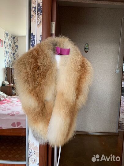 Меховой воротник лиса