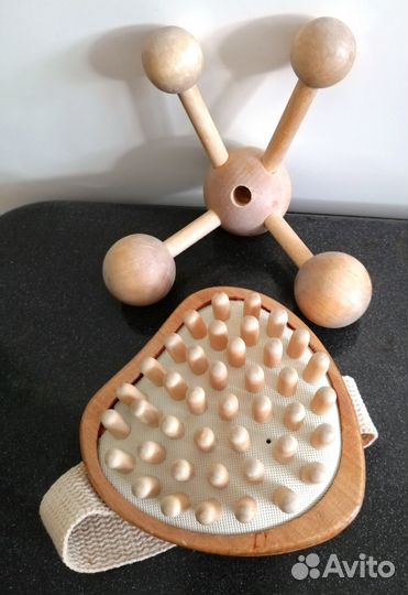 Массажеры из натурального дерева набор