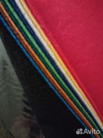 Набор фетра 2мм 10 цветов