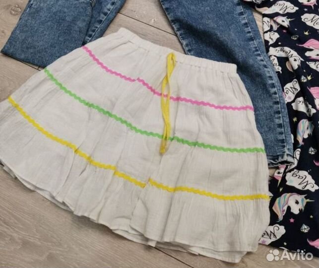 Одежда для девочки 122 128 пакетом