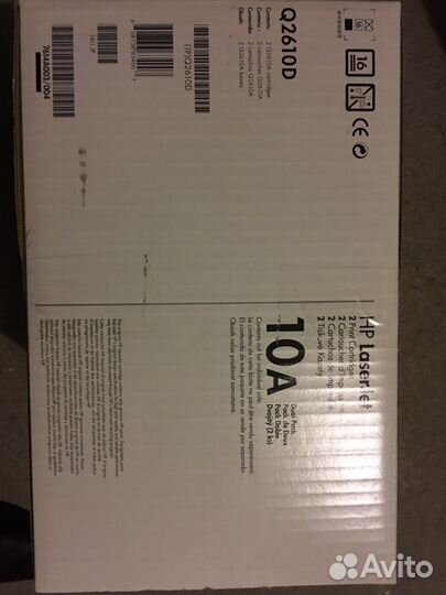 Катридж HP 10А черный