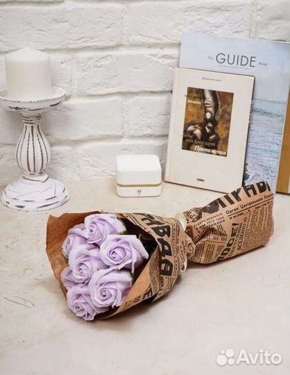 Букет цветов из мыла