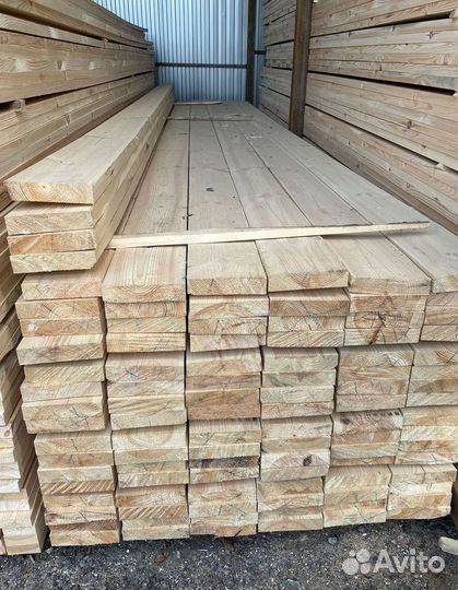 Доска обрезная 25х100х6000мм от производителя