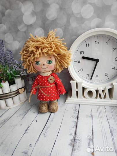 Домовёнок в лаптях. Интерьерная кукла, оберег