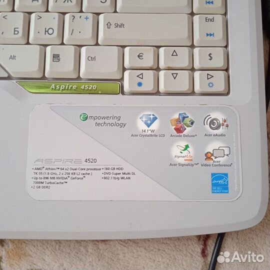 Ноутбук acer aspire 4520