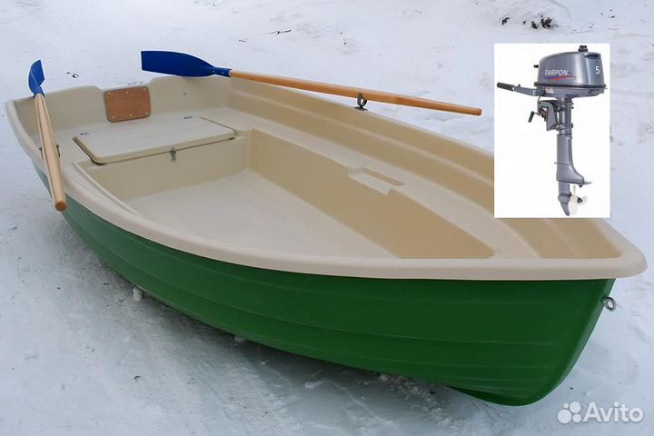 Моторно-гребная лодка Тортилла-305 с Рундуком Tarp