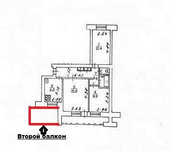 3-к. квартира, 60,1 м², 2/9 эт.