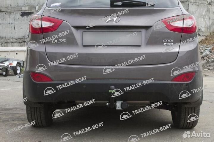 Фаркоп Hyundai ix35 09-15 EL рама и крюк-шар, 50мм 12890