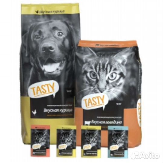 Корма для кошек и собак All cats, All dogs, Testy