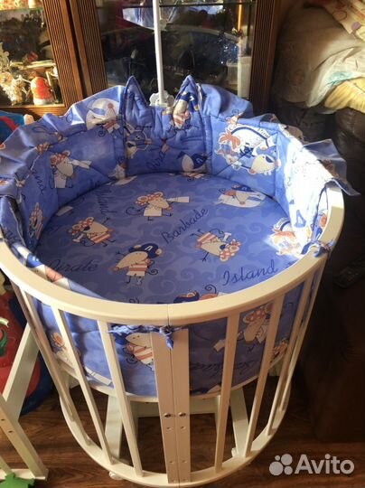 Комплект в круглую кровать