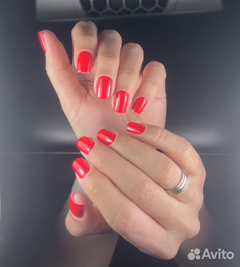 Маникюр/укрепление/гель лак