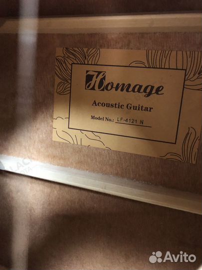 Гитара акустическая homage LF-4121-N