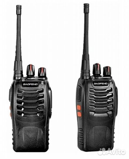 Рация 2 шт Baofeng BF-888S с гарнитурой розница