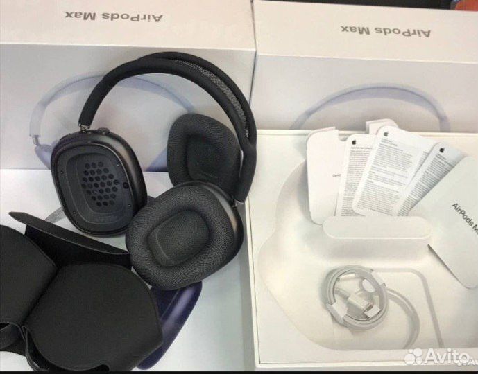 Беспроводные наушники AIR pods MAX black