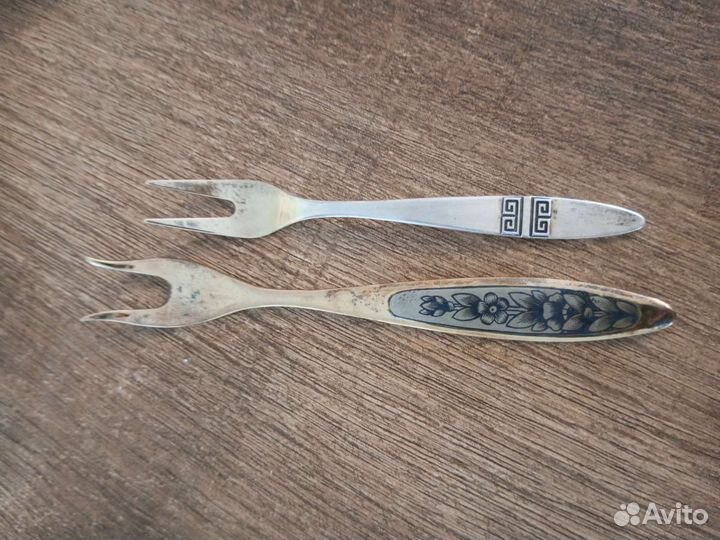 Ситичко, вилочки серебро, тройка ГДР