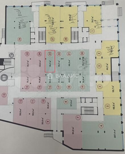 Сдам торговое помещение, 35.7 м²