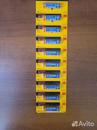 Элементы питания kodak LR03