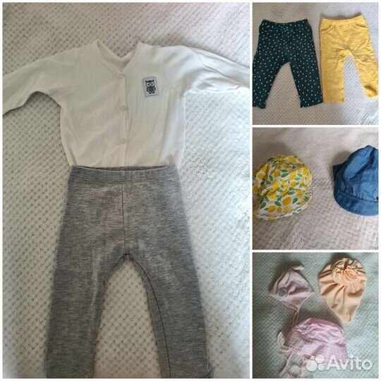 Большой пакет одежды для девочки до двух лет