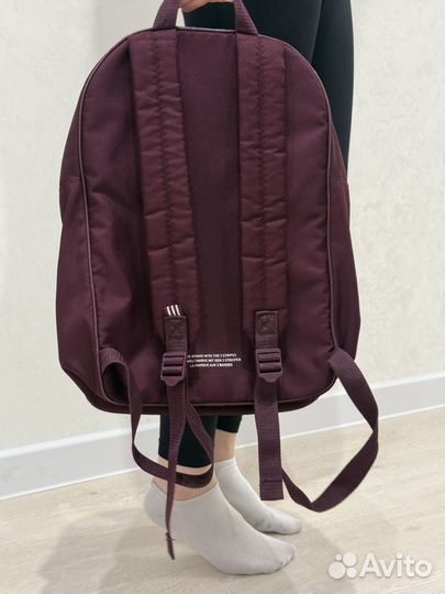 Рюкзак портфель adidas буругунди