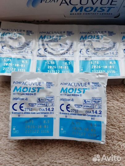 Контактные линзы acuvue one day