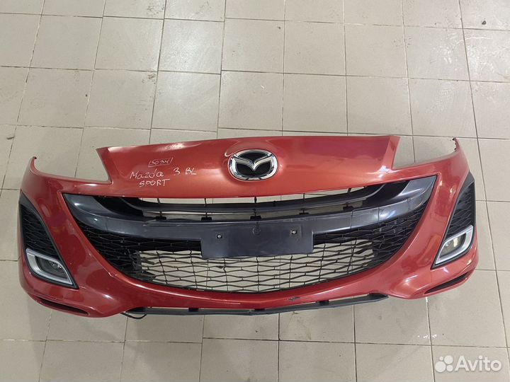 Передний бампер Mazda 3 bl sport в сборе 3034