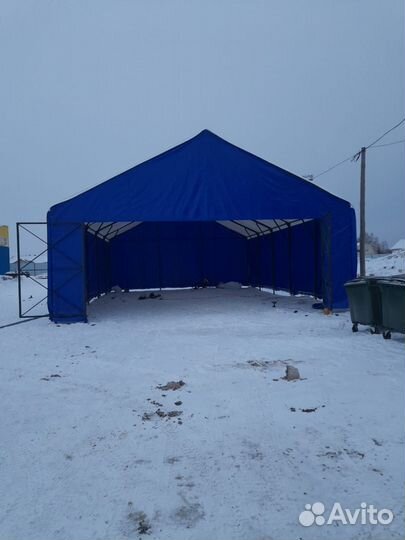 Каркасно тентовые ангары