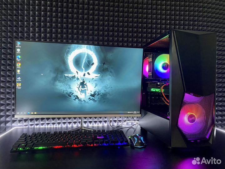 Мощный игровой компьютер i7 24 ядра DDR4 гарантия