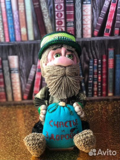 Интерьерная игрушка домовой ручной работы