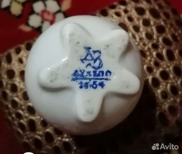 Горчичница фарфор дулево