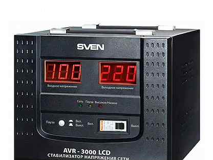 Стабилизатор напряжения sven AVR-3000 LCD