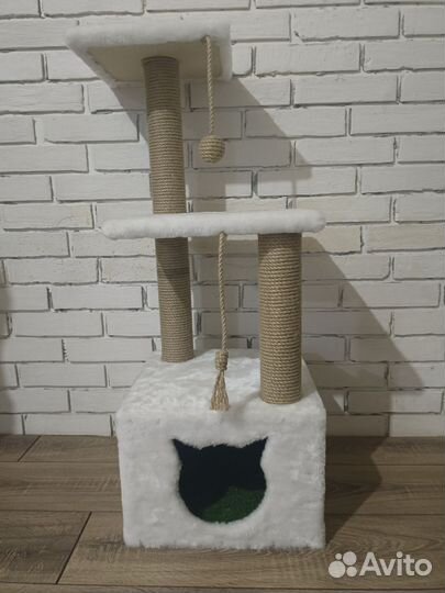 Домик для кошки с когтеточкой
