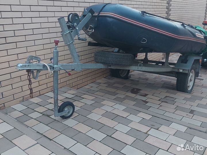 Лодка пвх с мотором и прицепом