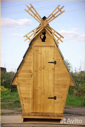 Дачный туалет деревянный Й640