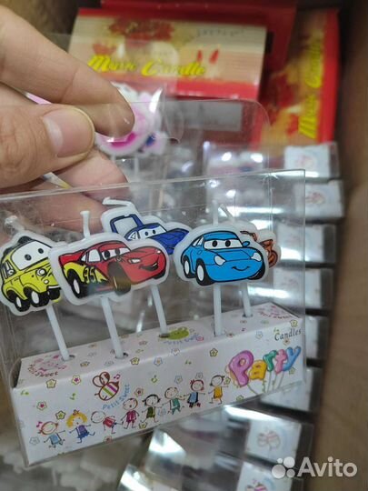 Фигурные свечи для торта