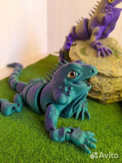 Игуана 3D игрушка