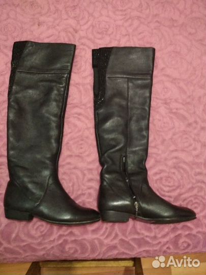 Сапоги ботфорды