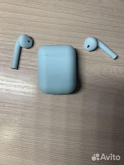 Без проводные Inpods 12 Голубой цвет В хорошее кач
