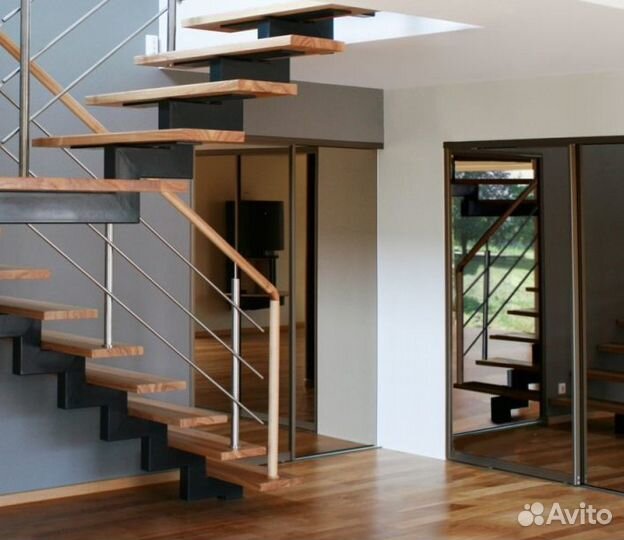 Лестница металлическая для дома и дачи