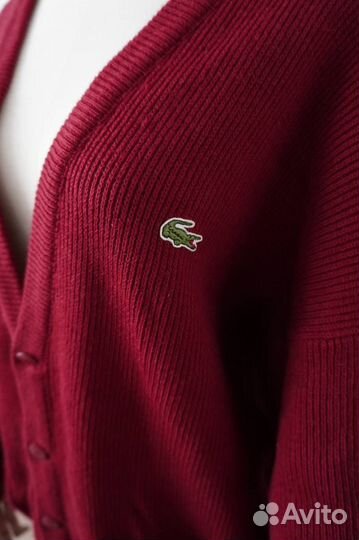 Винтажный кардиган от Lacoste из 80-х