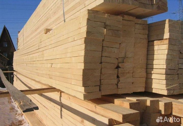 Доска хвоя сухая строганная категории ав