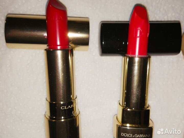 3 помады: dolce & gabbana и clarins - все оригинал