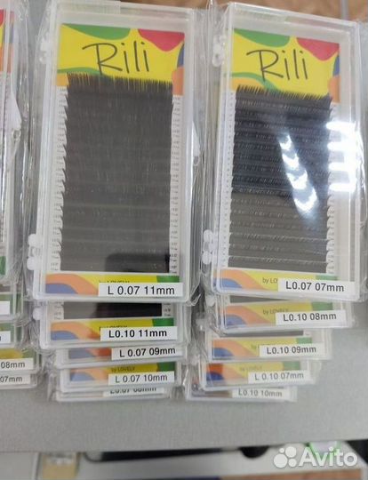 Ресницы для наращивания Rili \ и расходка