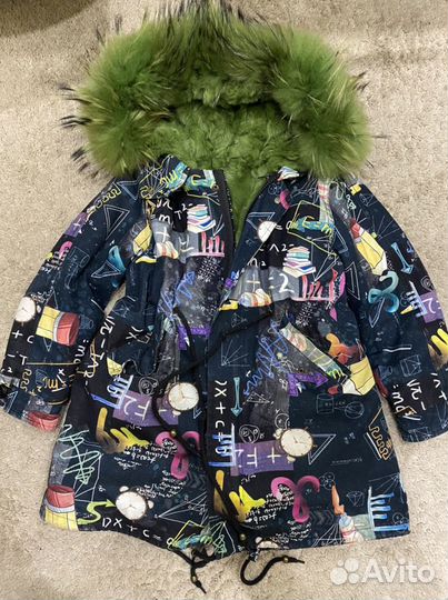 Парка на девочку демисезонная