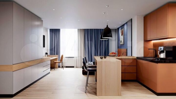 Апартаменты-студия, 51,3 м², 10/14 эт.