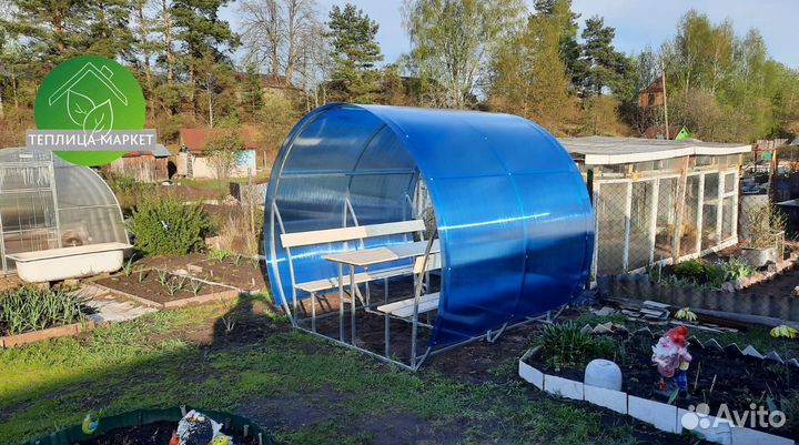 Беседка из поликарбоната. Бесплатная доставка