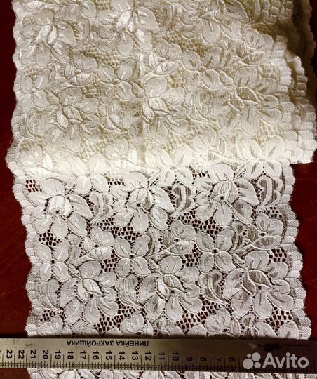 Кружево стрейч элластичное и шантильи