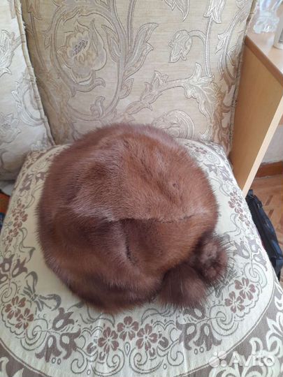 Шапка норковая 58 размер женская