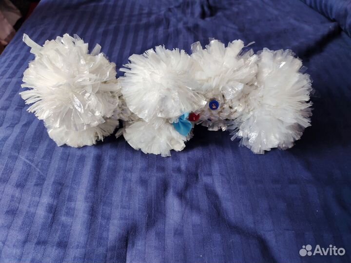 Мочалка-игрушка ручной вязки