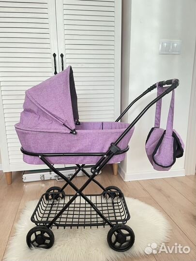 Коляска для кукол с сумкой
