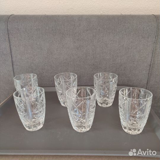 Рюмка, фужеры, бокалы хрустальные